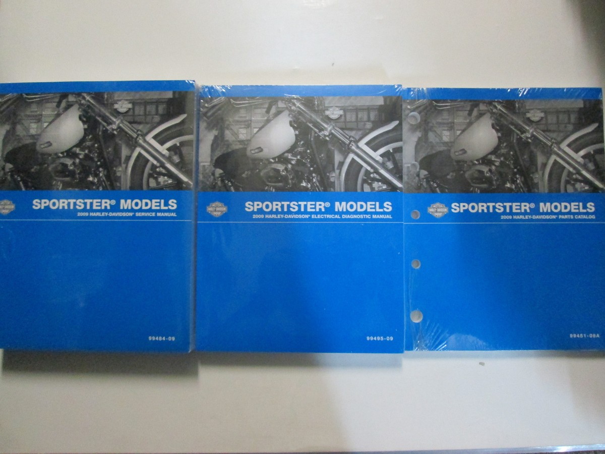 2009 Harley Davidson Sportster Service Repair Manual Set W 