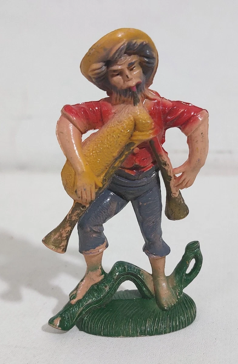 Ferrari & arrighetti statuine presepe statuina pastore viandante con