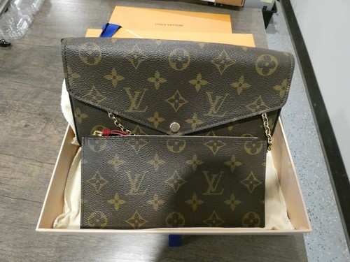 Brand New Authentic Louis Vuitton M61276 FÉLICIE POCHETTE Monogram Felicie  | eBay
