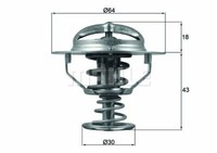 Mahle Thermostat FüR Nissan Almera Ii,Cabstar,Murano II,NAVARA,NP300,NT400