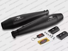 RED ROOSTER PERFORMANCE STELLAR EXHAUST Black Matte For Enfield INT 650 & GT 650