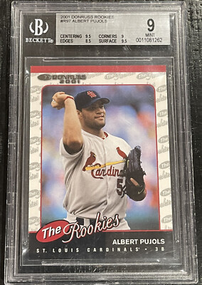 DONRUSS STADIO 2001 ALBERT PUJOLS RC