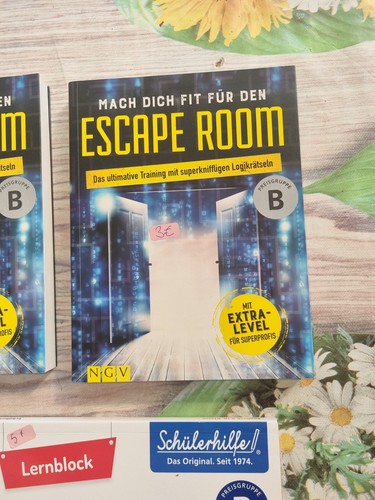 Rätselbuch Suduko, Escape Room, Deutsch Rechtschreibung/Grammatik, Englisch - Bild 4 von 5