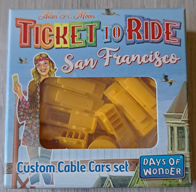 Days of Wonder Ticket to Ride San Francisco Custom Cable Cars Erweiterungspack