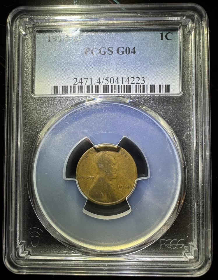 1914 D Lincoln Cent G4 PCGS - Image 3 of 4