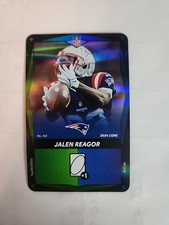 2024 UNO Elite Jalen Reagor Dual Color Foil Green / Blue #143 Patriots