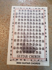 Guitar Chords 8660 Mini Poster 3 1/4 by 5 Inches
