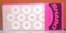 124 Scale Shabo Wide White Wall Tire Transfer Sheet 11ab