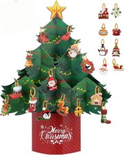 Christmas Advent Calendar 2025-24 Days Countdown Calendar Christmas Tree with En