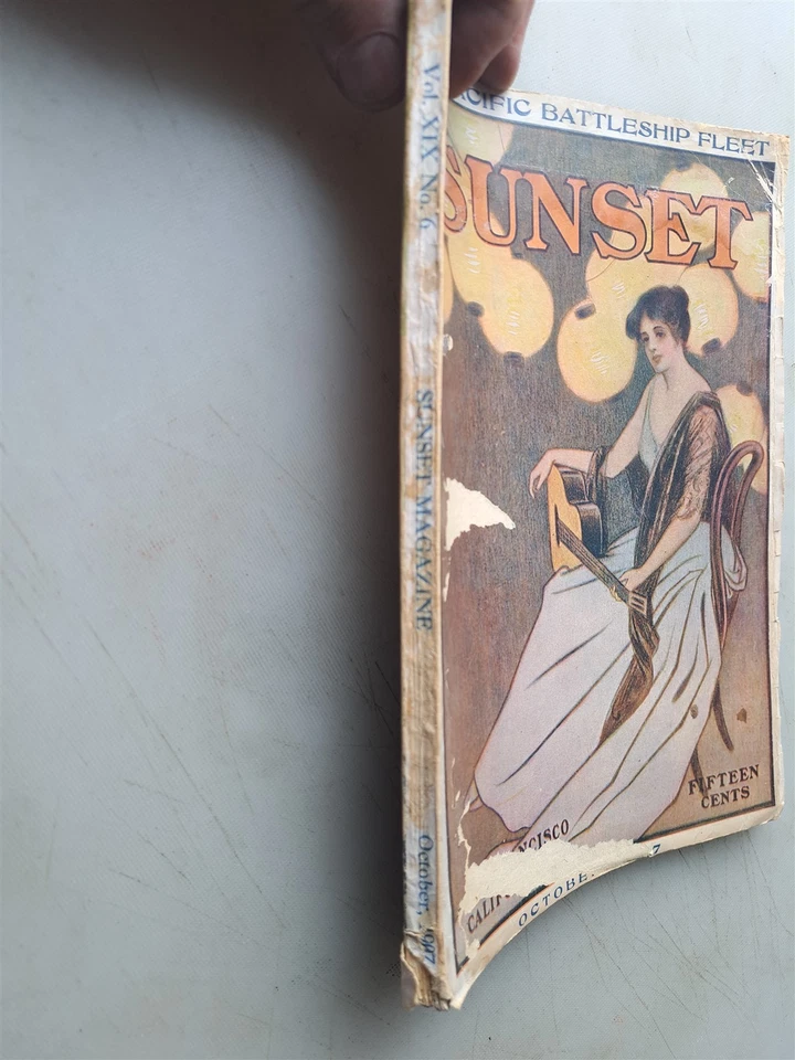 Sunset Magazine - October 1907 - San Francisco CA Published - Image 2 of 4