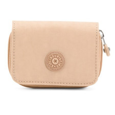 Kipling TOPS Small ZIP WALLET Cardholder 4in W x 3in H KI9129 BEIGE NEW NWT $45