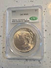 1925 (P) Peace Silver Dollar CAC MS66 MS-66 - Blast White! CAC Beauty!