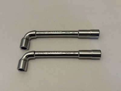 (2) FACOM #75 - 5/16  ANGLED 90° PASS-THRU SOCKET WRENCHES - NEW - FREE SHIPPING