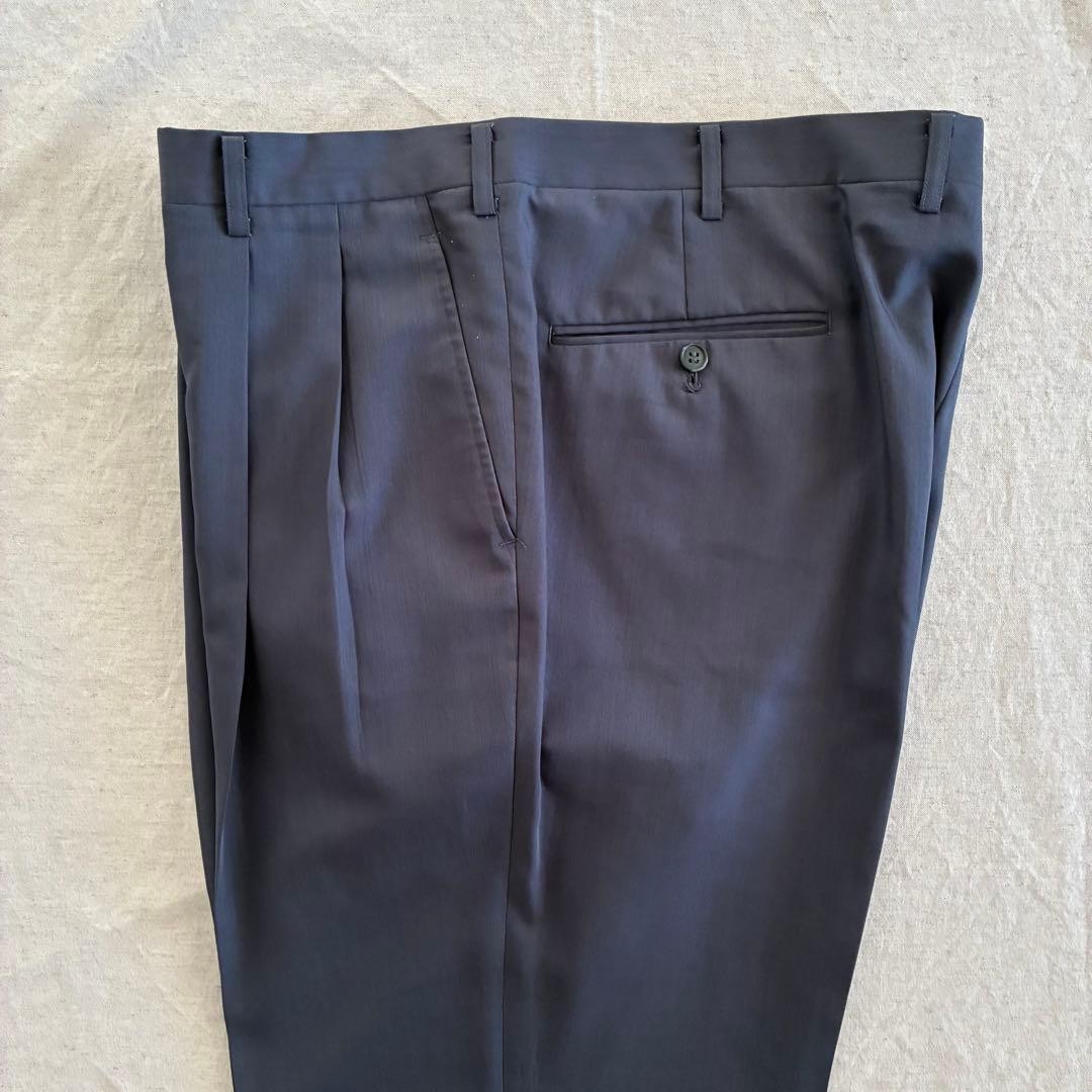 Suit Setup Double Breasted 2B Gray Wool Blend Gra… - image 13