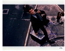 James Bond Pierce Brosnan Signed Autographed 11x14 Photo 007 Suitcase ACOA