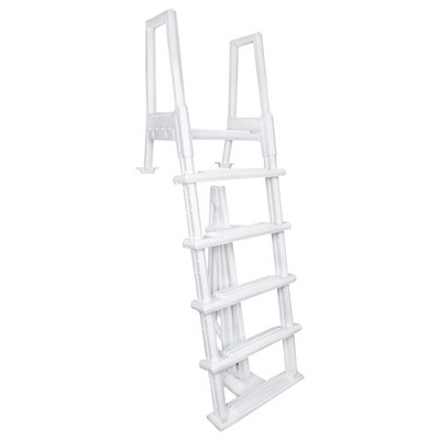 Heavy Duty Resin In-Pool Above Ground Swimming Pool Ladder - 48'' up to 54''