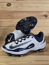 Nike Alpha Huarache Elite 4 Low Baseball Cleat Metal FD2745-107 Men Size 8.5