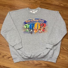Vintage Disney World Sweatshirt XL Winnie The Pooh Cartoon Tigger Eeyore Y2K