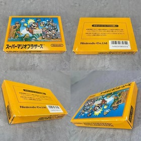 Complete set with box: Super Mario Bros. Famicom game cartridge, instructi 「New」
