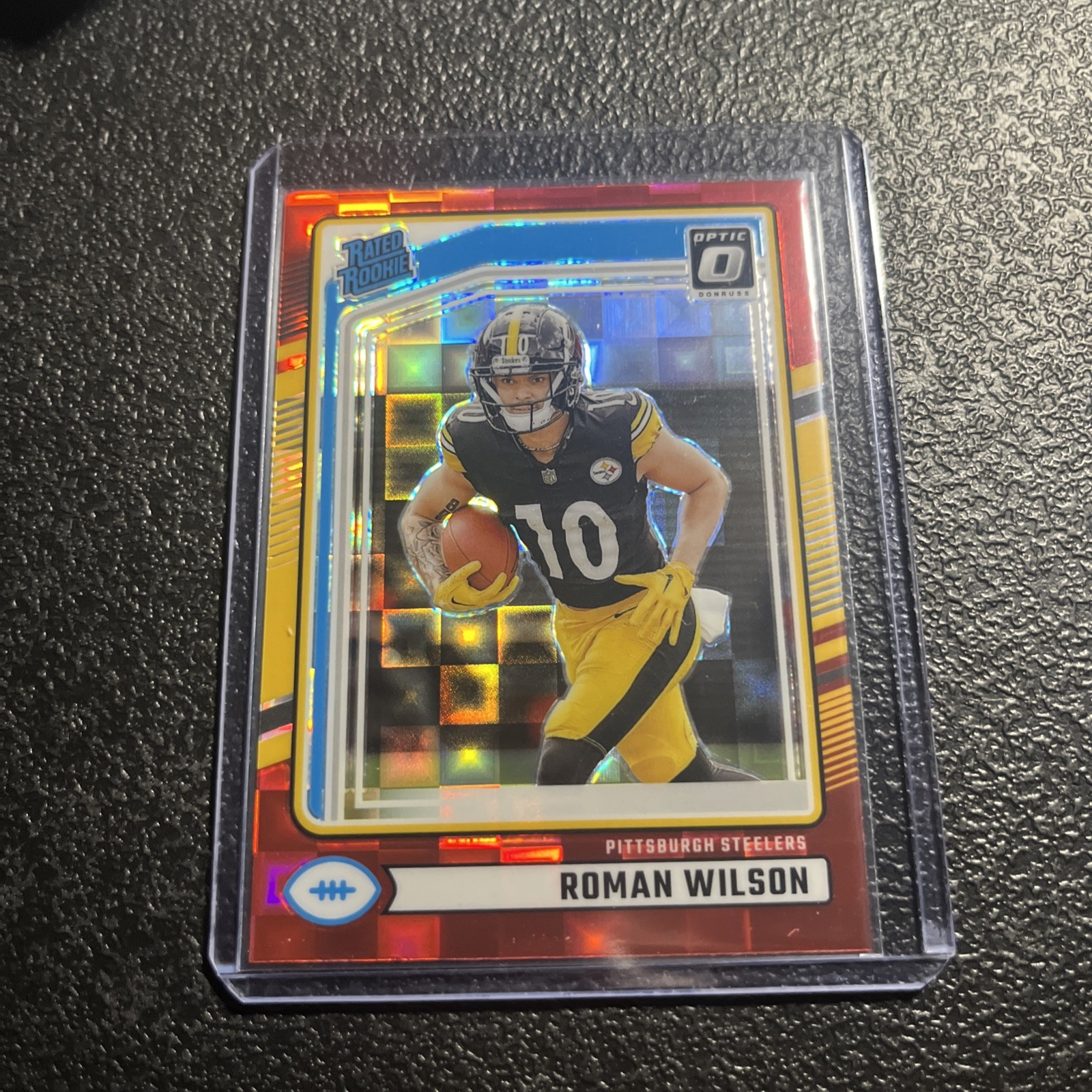 2024 Donruss Optic Rated Rookies Preview Holo#348 Roman Wilson Red Pandora