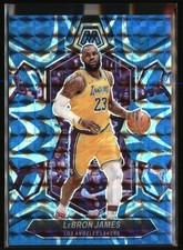 2023-24 Panini Mosaic Panini LeBron James Reactive Blue