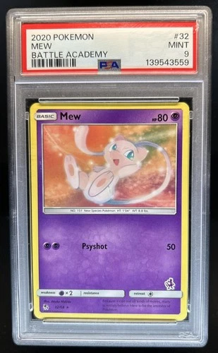 2019 Pokemon SM Hidden Fates Mew #32/68 PSA 9