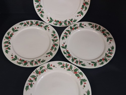 Service de vaisselle de Noël Holly Berry, breloque des fêtes