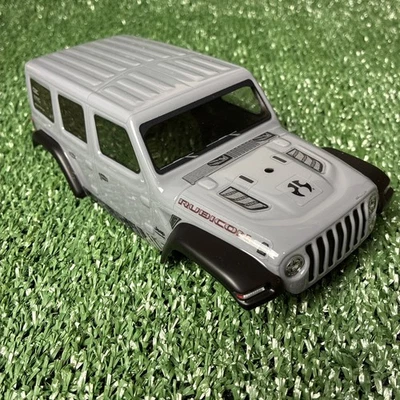 NEW Axial 1/24 SCX24 Micro Mini Jeep Wrangler JLU Body w/ Fenders (Gray) - Image 1 of 4