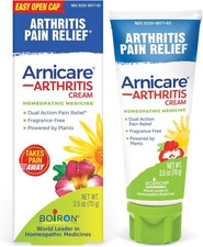 Boiron Arnicare Arthritis Cream Pain Relief for Joints  Muscles 2.5 oz