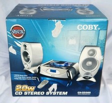 New NOS Vtg COBY CD STEREO SYSTEM CX-CD385  2005