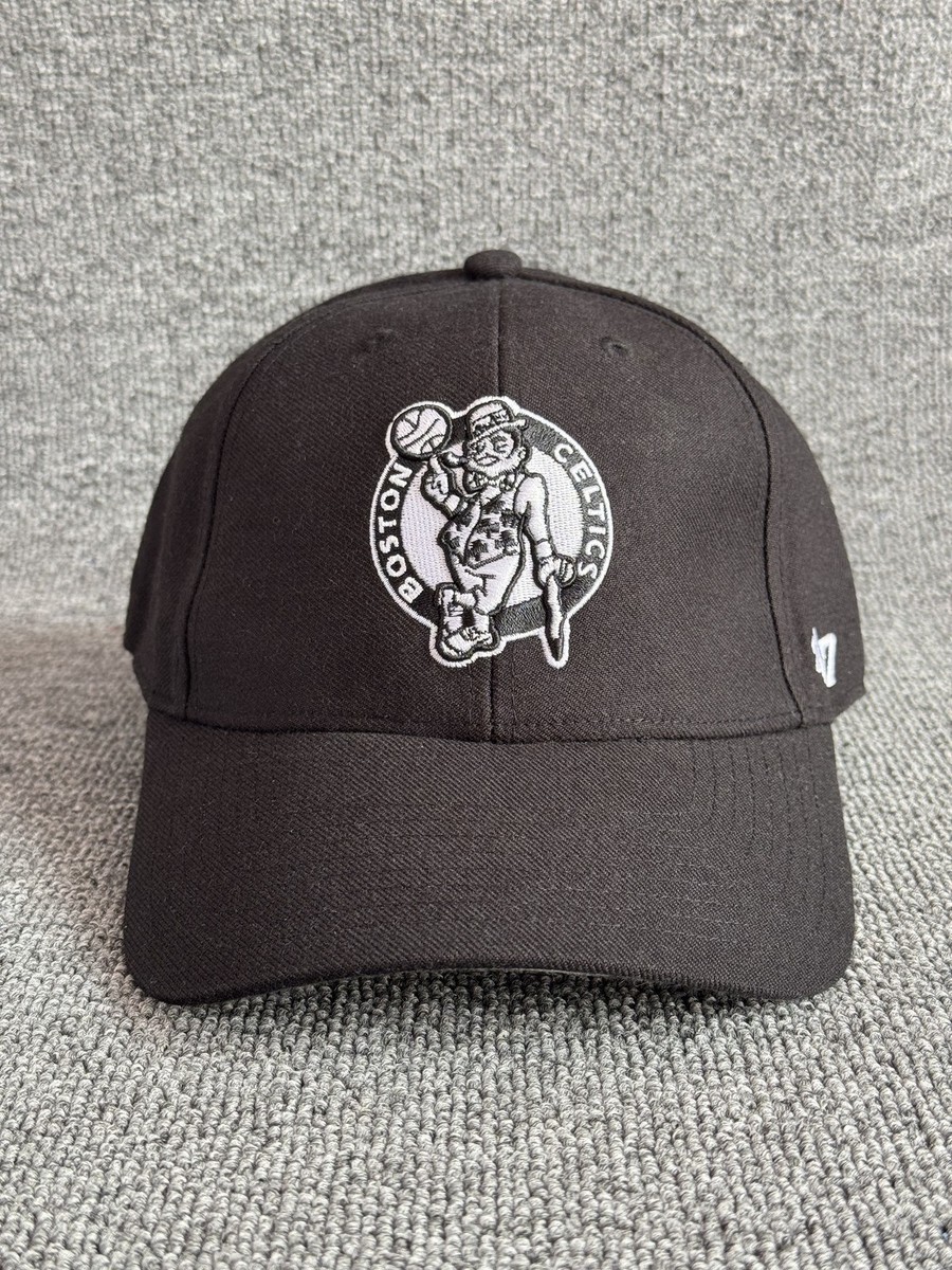 '47 Brand Boston Celtics Dad Hat Strapback Black OSFA NBA Cap