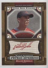2004 Upper Deck Etchings Future Red Ink 9/25 William Bergolla #143 Auto x5u