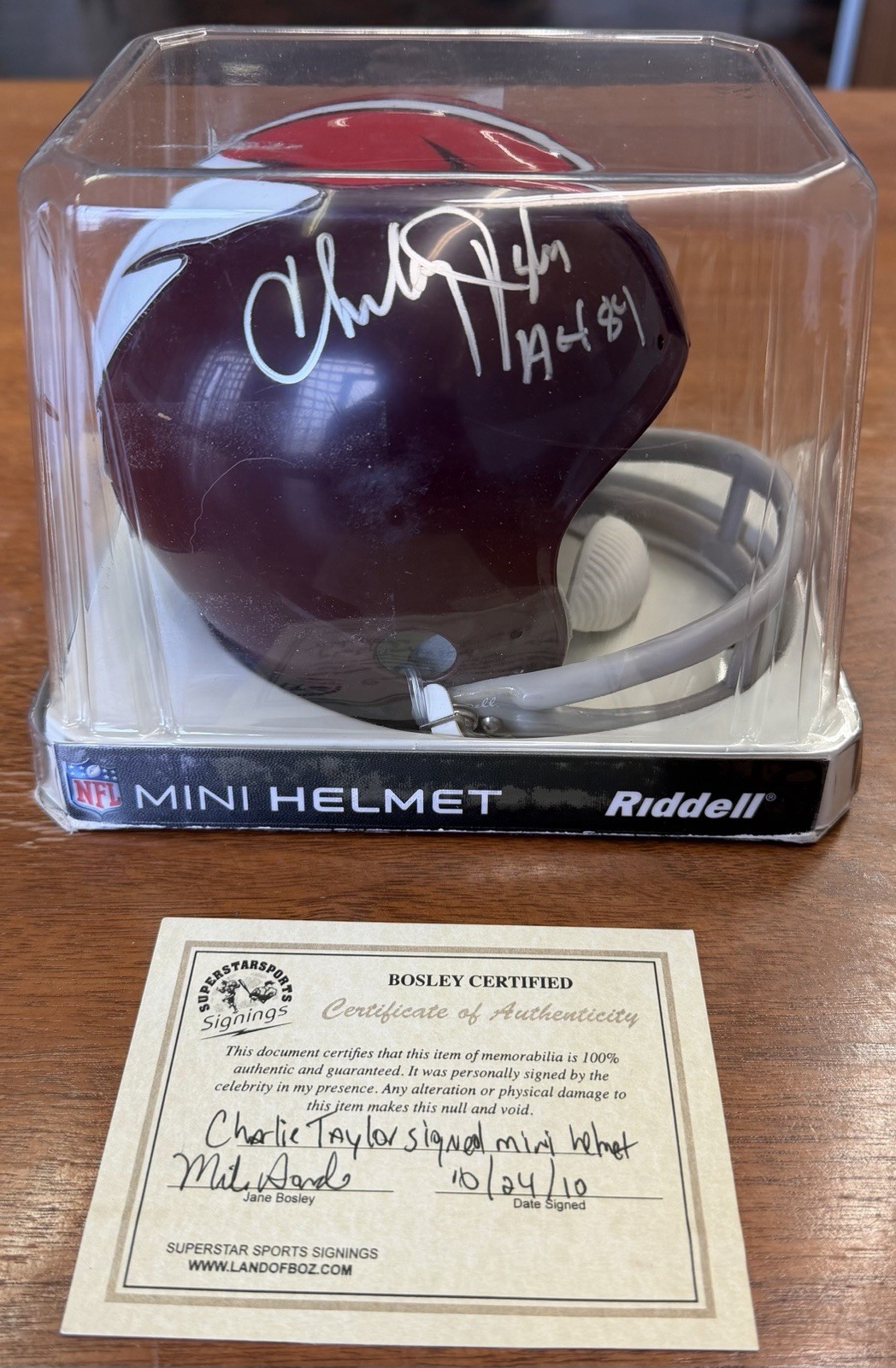 Memorabilia - Charley Taylor
