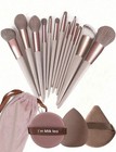 Makeup Brush Set & Liquid Foundation Sponge