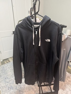 The North Face Black Fleece Full Zip Hoodie Men's Hooded Pockets
