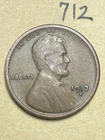 1913-S LINCOLN WHEAT CENT, low mintage date, "FINE" condition #712