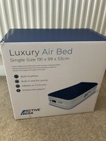Active Era Luxury Single Air Bed with Built-In Electric Pump