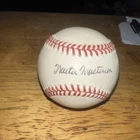 Walter Masterson Autographed Baseball PSA/DNA Sticker Only Dec. 2008