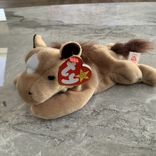 Ty Beanie Babies Derby The Horse, with star, New With Tags