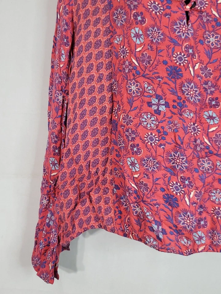 Blusa Arizona Jeans Juniors Talla 2XL Borlas Campesinas Boho Manga Larga  Foto 4 de 4