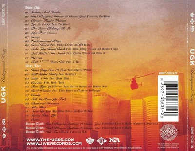 UGK UNDERGROUND KINGZ [CLEAN] NEW CD