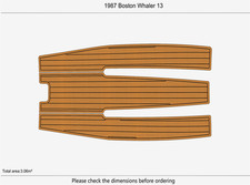 1987 Boston Whaler 13 DuraEVA Seadek EVA Foam Boat flooring