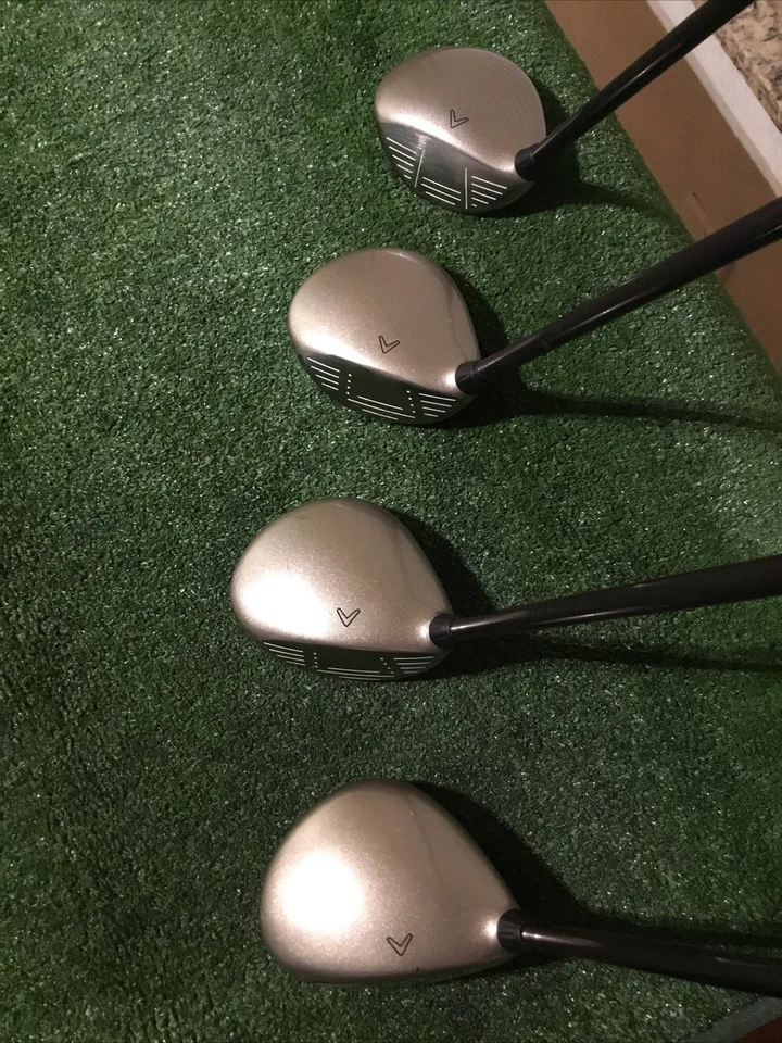 Callaway Ladies Big Bertha Titanium Woods Set (3W, 5W, 7W, 9W) Gems 55g Graphite - Image 4 of 4