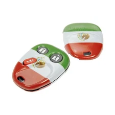 For Chevy Silverado 1500 HD 2003 Keyless Remote Case | Plastic | Red/White/Green