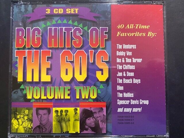 63 GREATEST Artists & Songs * New 3-CD Boxset * All Orig 60's, 70's, & 80's  Hits