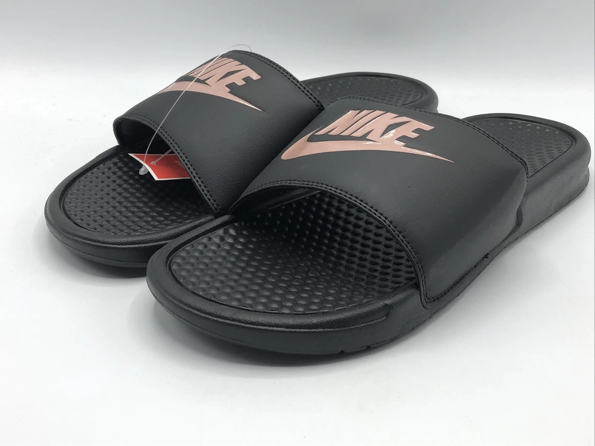Nike benassi 2025 femme noir