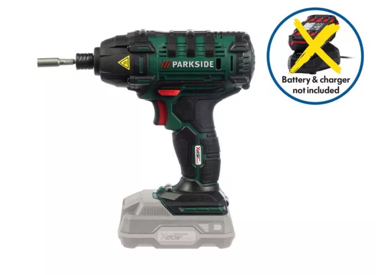 NEW Parkside Cordless Impact Driver PDSSA 20Li A1 20V Tool Bare