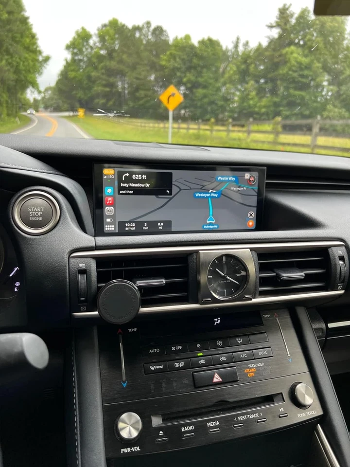 Radio estéreo para automóvil Android 10,25" 4+64G CarPlay GPS para Lexus IS250 IS30 2013-2018 Foto 3 de 4