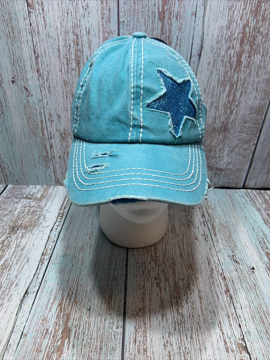 C.C Exclusives Elegant Teal Ladies Hat C.C. Womens Teal AcrylicKnit Hat | eBay main image 2