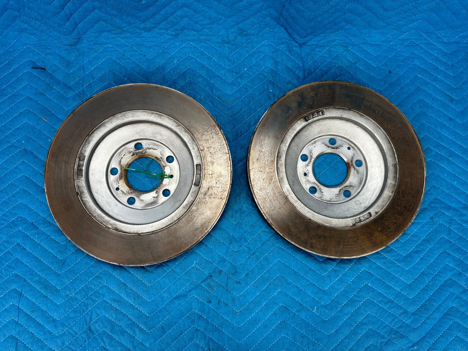 Bentley Contin Flying Spur Rear Brake Rotor Disc RH & LH Pair 29k 2006-2012 OEM